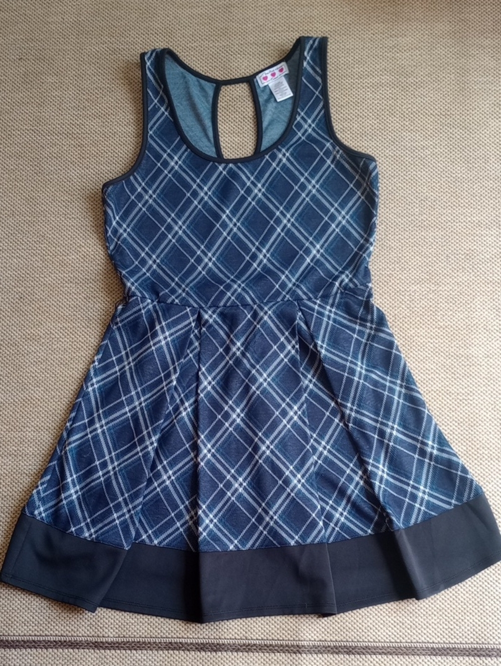 Trixxi Plaid Dress